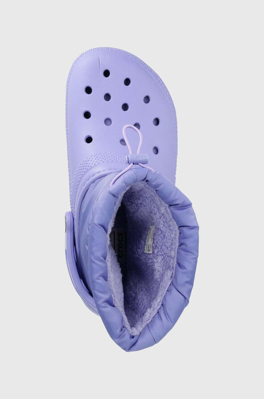 Crocs Апрески Classic Lined Neo Puff Boot в лилаво 206630 - Pepit.bg