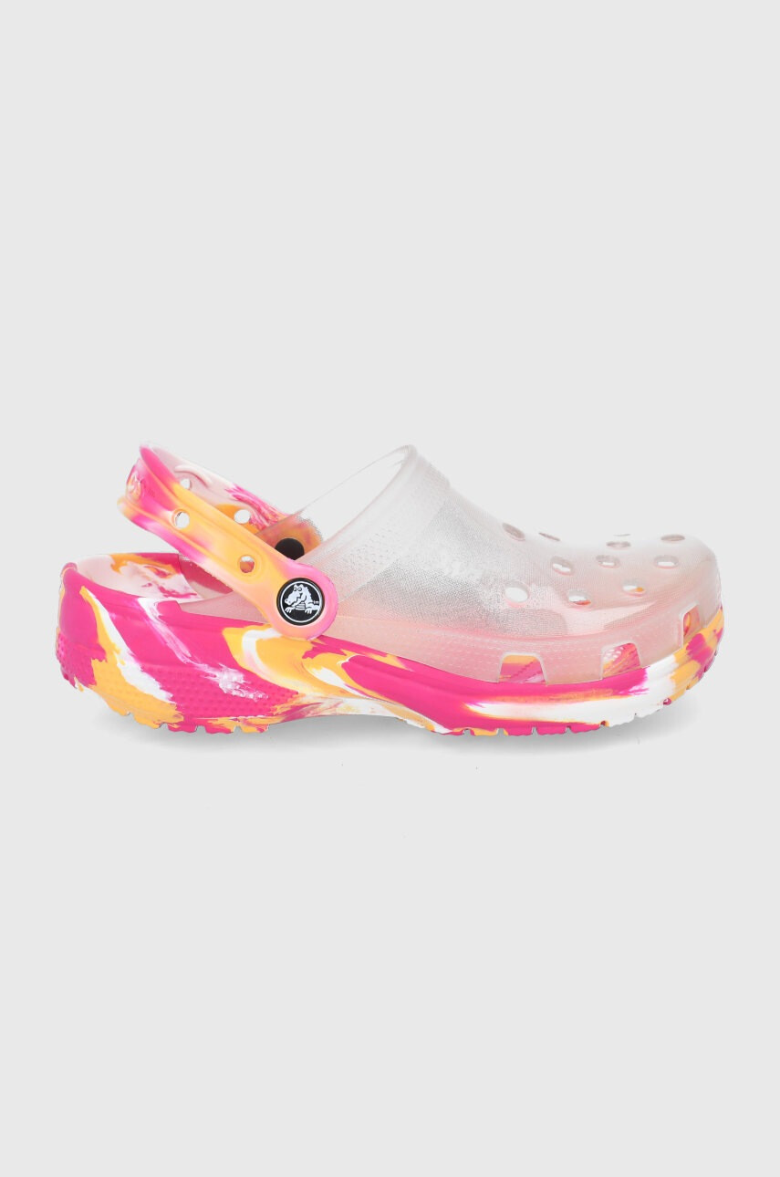 Crocs Чехли в бяло - Pepit.bg