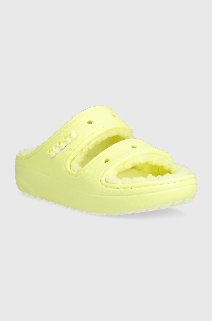 Crocs Чехли Classic Cozzzy Sandal в жълто 207446 - Pepit.bg