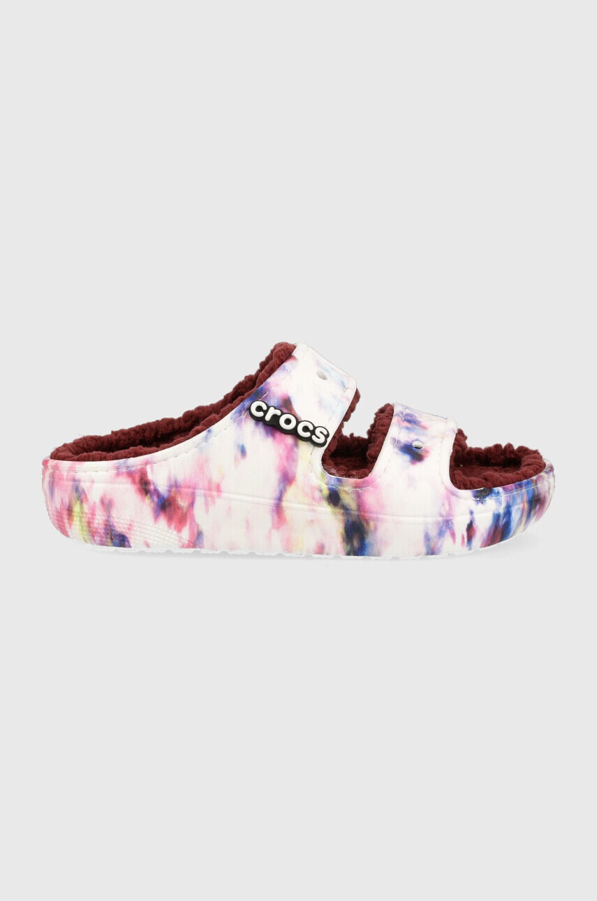 Crocs Чехли Classic Cozzzy Tie Dye Sandal 208118 - Pepit.bg