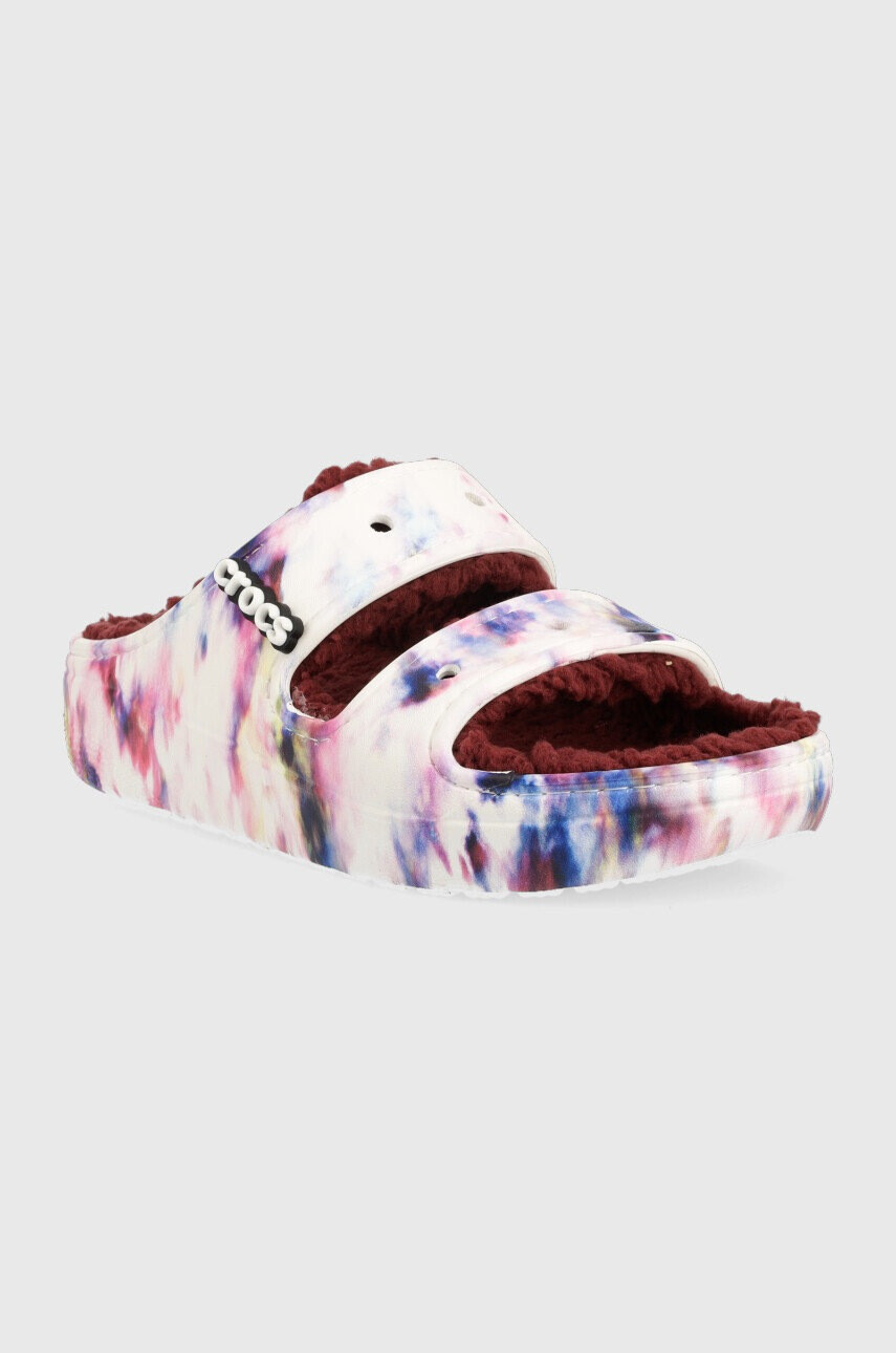Crocs Чехли Classic Cozzzy Tie Dye Sandal 208118 - Pepit.bg
