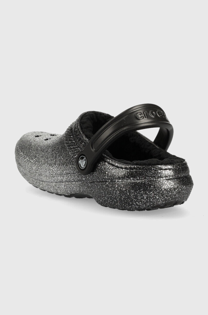 Crocs Чехли Classic Glitter Lined Clog - Pepit.bg