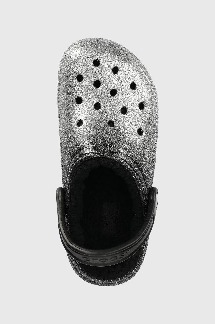 Crocs Чехли Classic Glitter Lined Clog - Pepit.bg