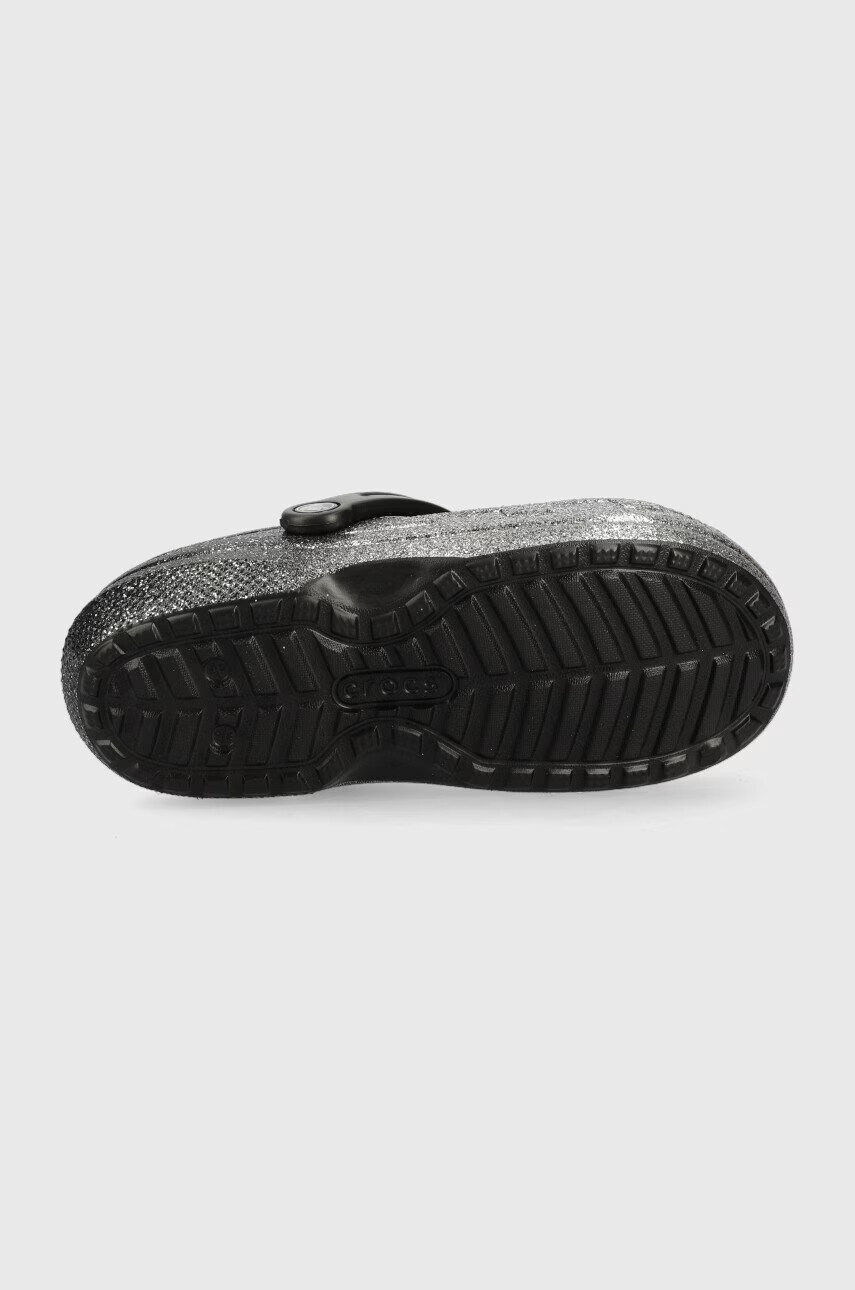 Crocs Чехли Classic Glitter Lined Clog - Pepit.bg