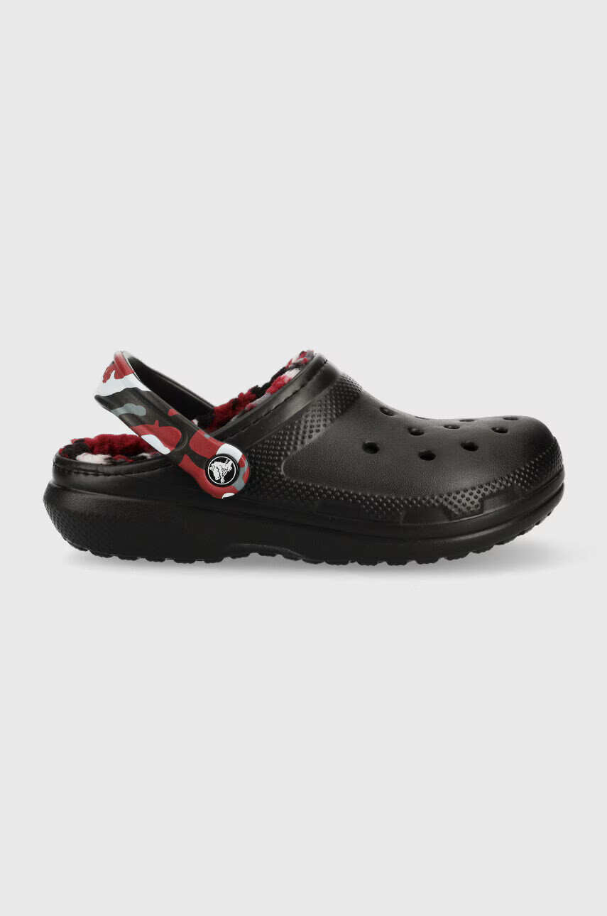 Crocs Чехли Classic Lined Camo Clog Classic Lined Camo Clog в черно 208047 - Pepit.bg