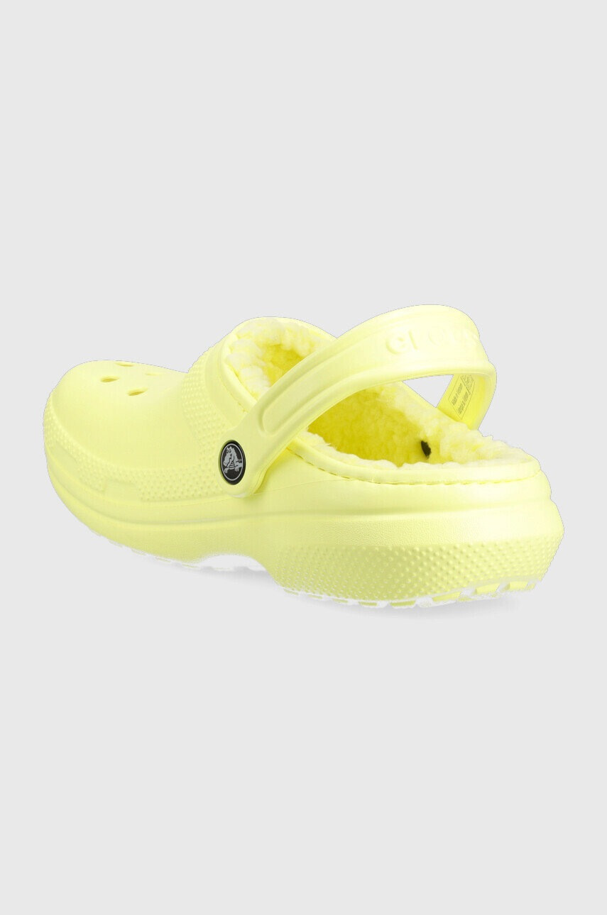 Crocs Чехли Classic Lined Clog Classic Lined Clog в жълто 203591 - Pepit.bg