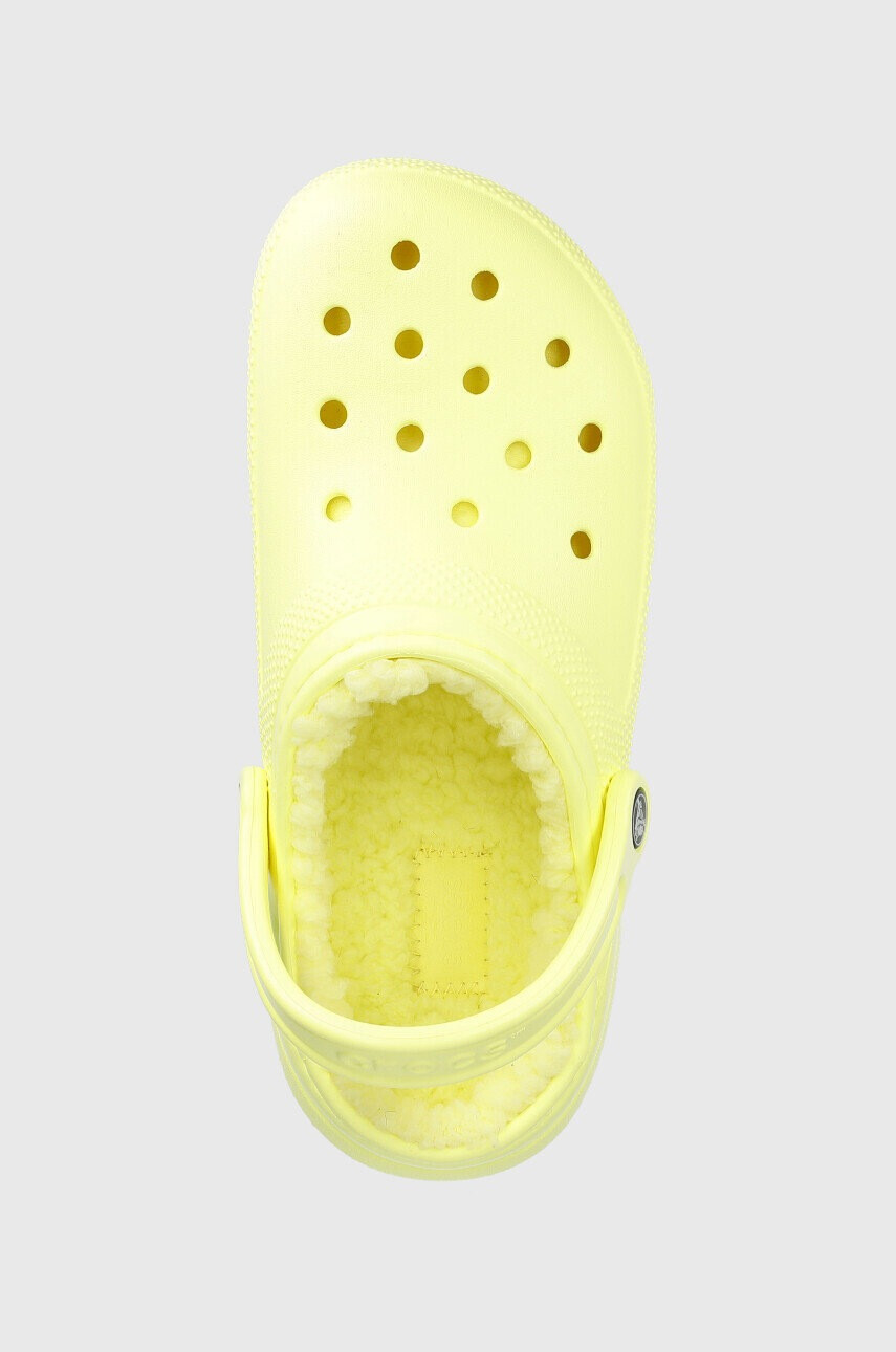 Crocs Чехли Classic Lined Clog Classic Lined Clog в жълто 203591 - Pepit.bg