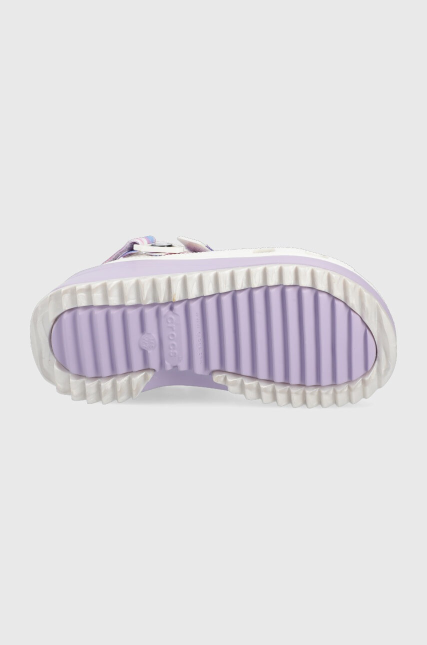 Crocs Чехли CLASSIC HIKER 207772 в бяло с платформа - Pepit.bg