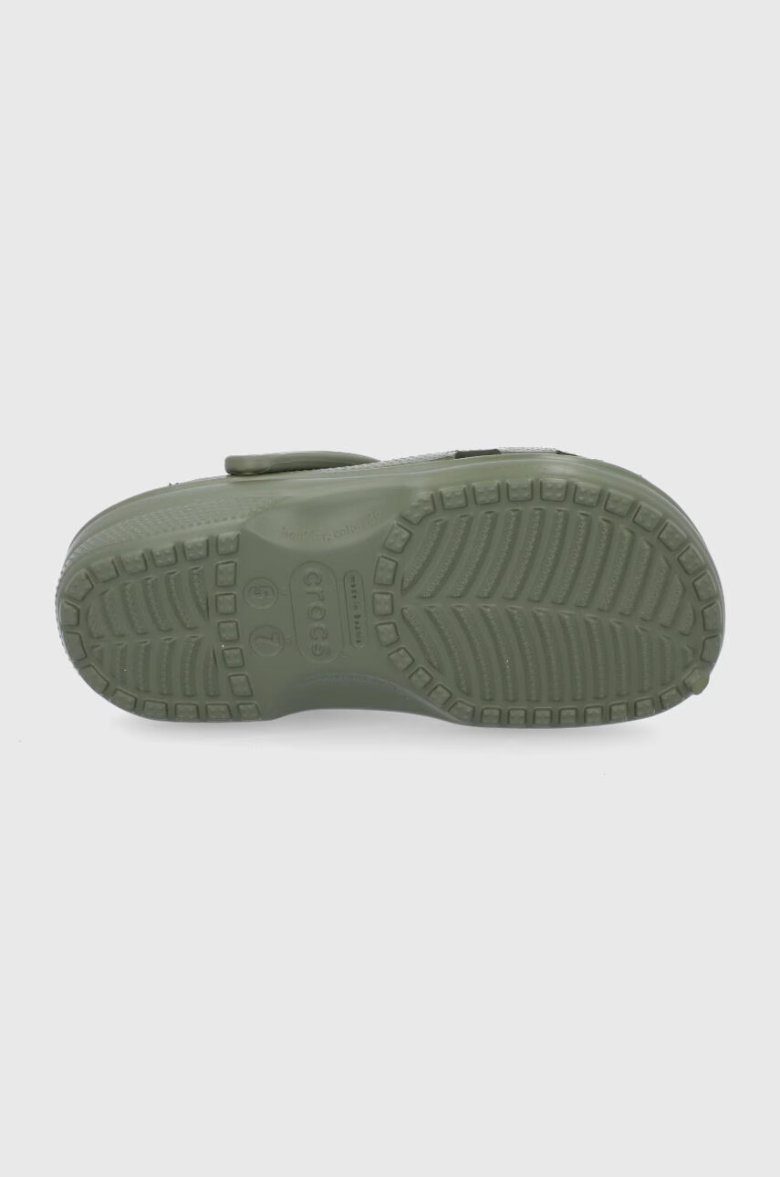 Crocs Чехли Classic дамски в зелено 10001 - Pepit.bg