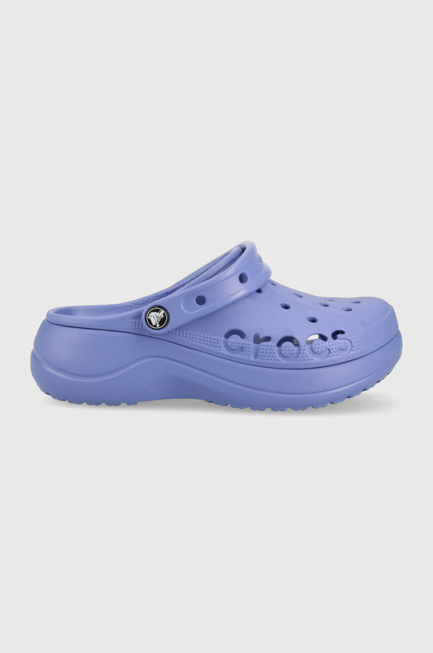 Crocs Чехли Baya Platform Clog в лилаво с платформа 208186 - Pepit.bg