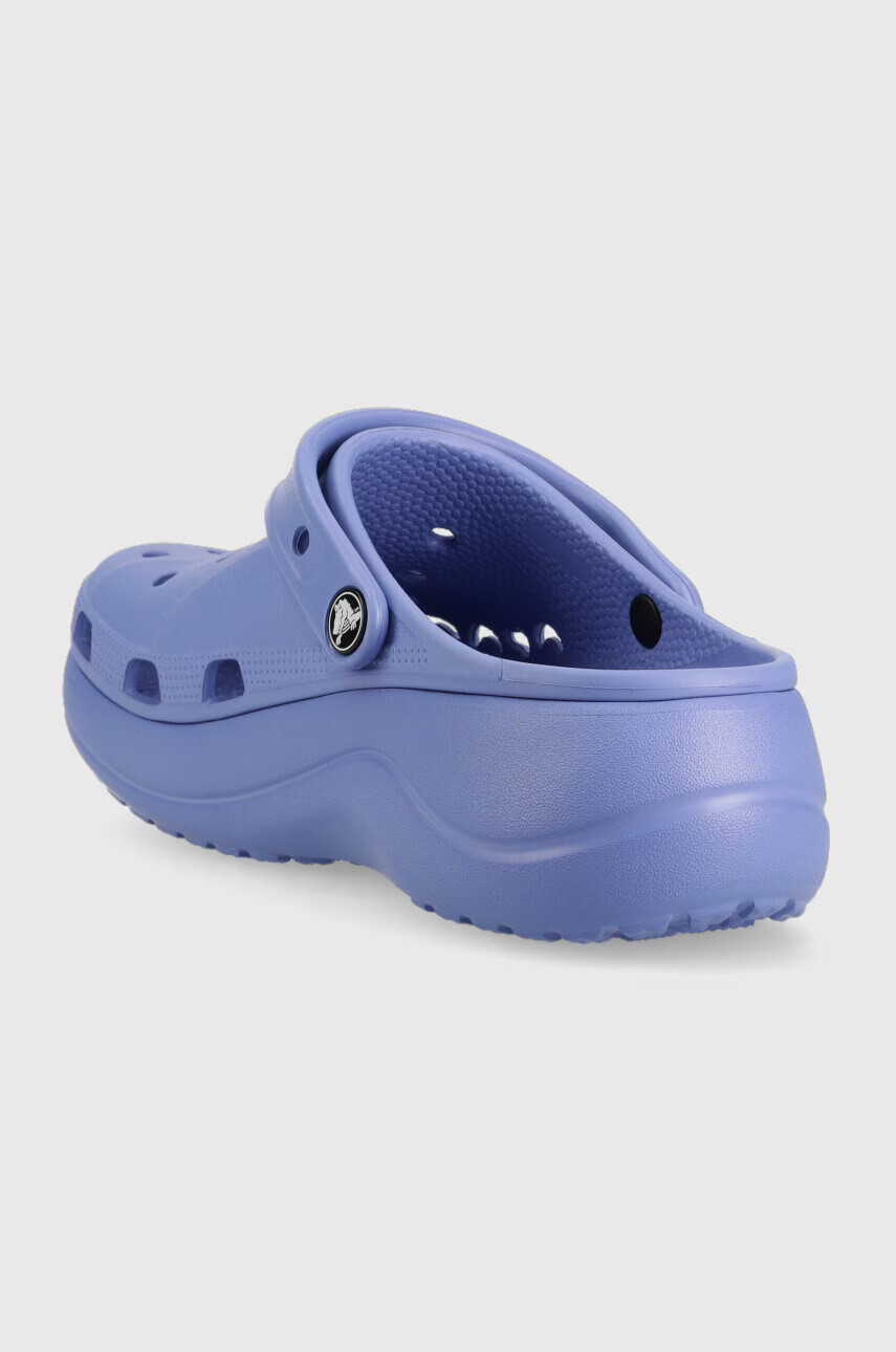 Crocs Чехли Baya Platform Clog в лилаво с платформа 208186 - Pepit.bg