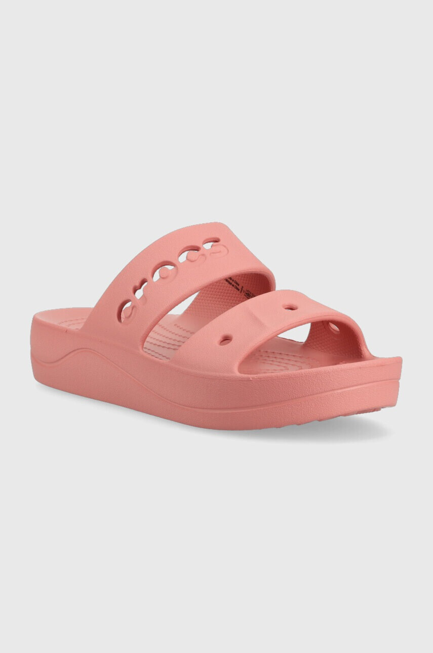 Crocs Чехли Baya Platform Sandal в розово 208188 - Pepit.bg