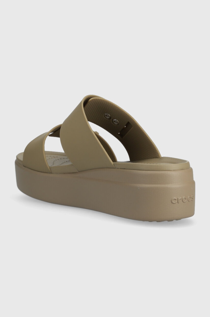 Crocs Чехли Brooklyn Low Wedge Sandal - Pepit.bg