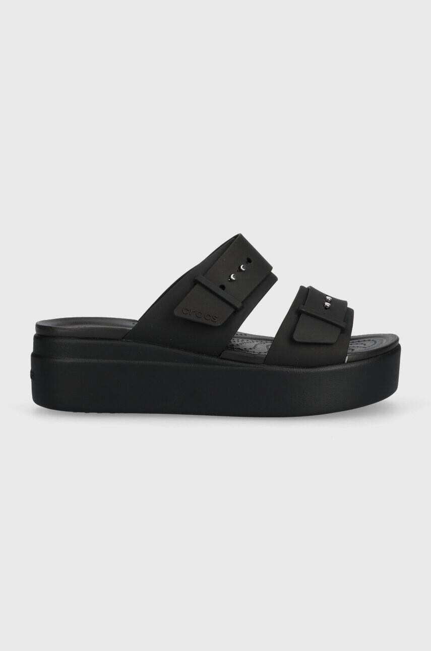Crocs Чехли Brooklyn Low Wedge Sandal - Pepit.bg