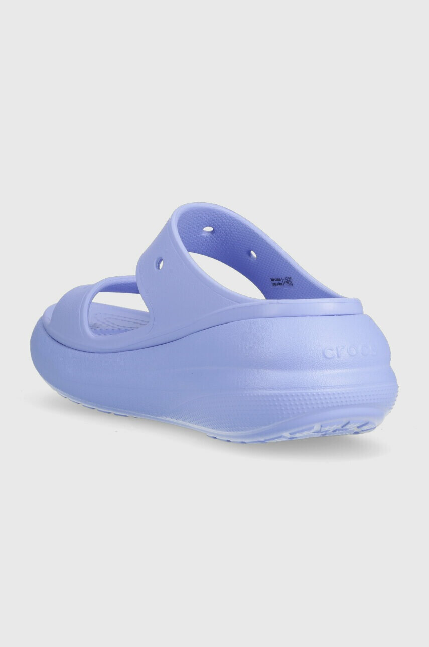 Crocs Чехли CLASSIC CRUSH SANDAL в лилаво с платформа 207670 - Pepit.bg