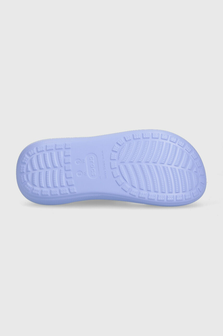 Crocs Чехли CLASSIC CRUSH SANDAL в лилаво с платформа 207670 - Pepit.bg