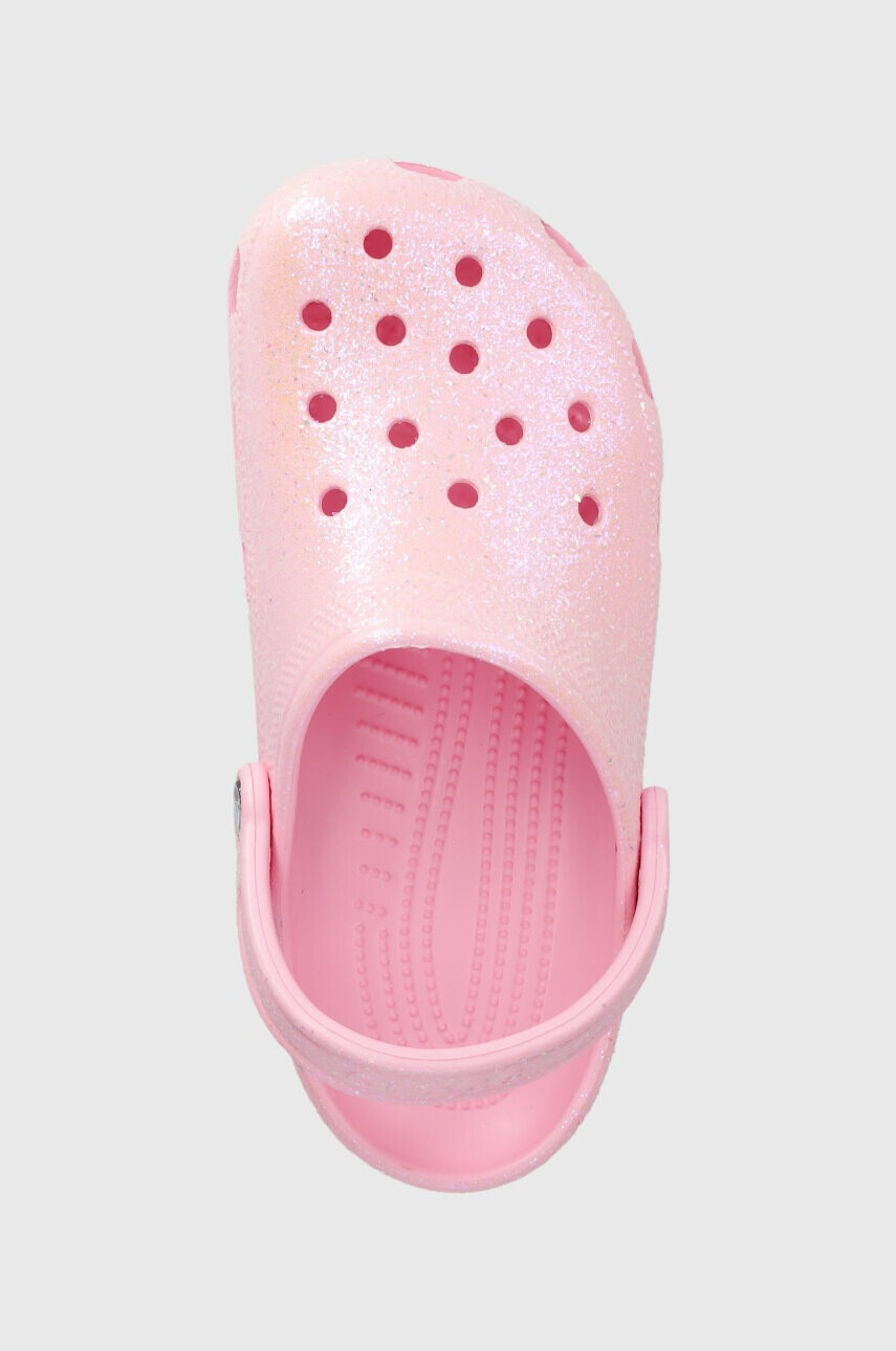 Crocs Чехли Classic Glitter Clog в розово 205942 - Pepit.bg