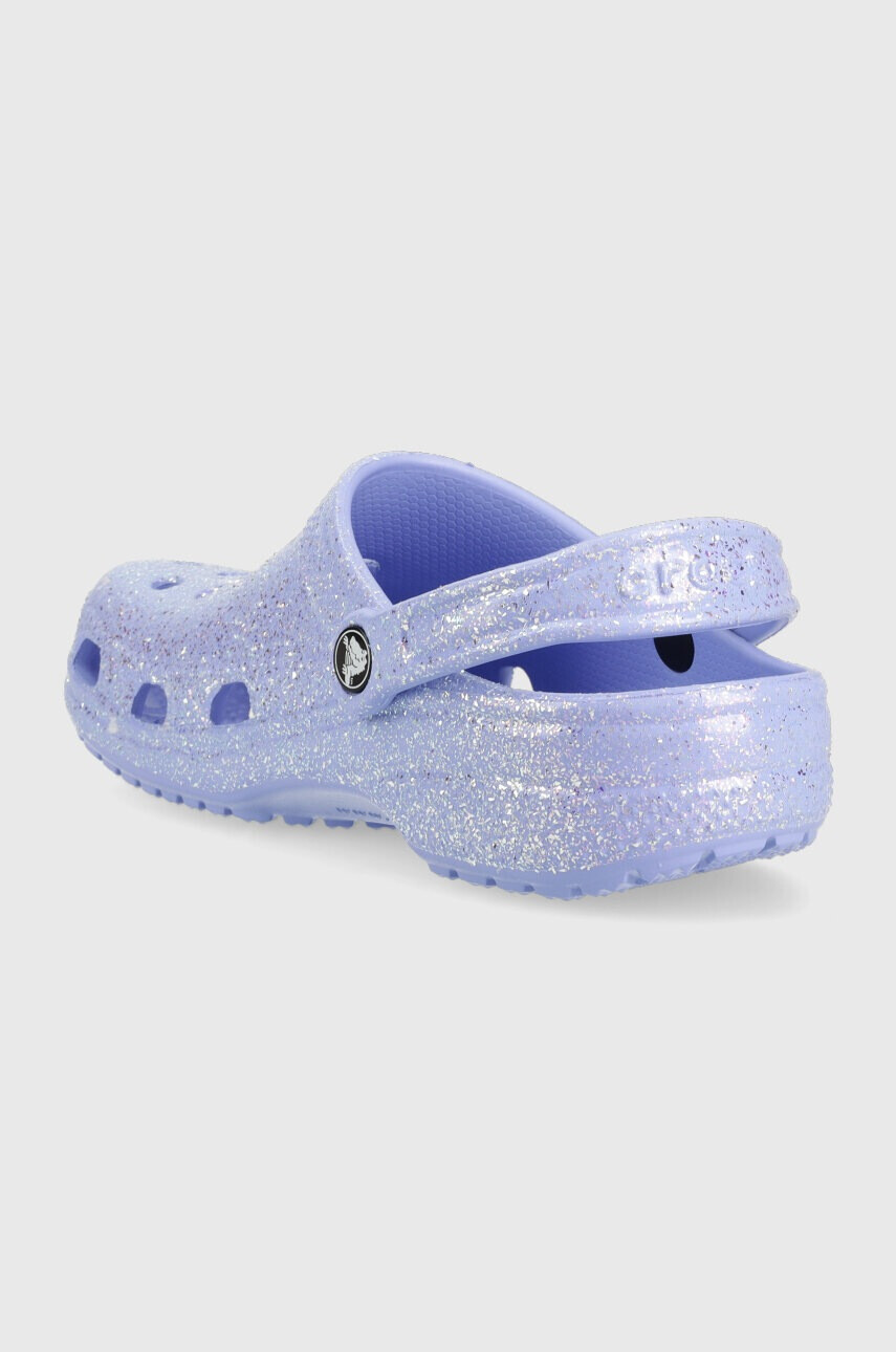 Crocs Чехли Classic Glitter Clog в лилаво 205942 - Pepit.bg