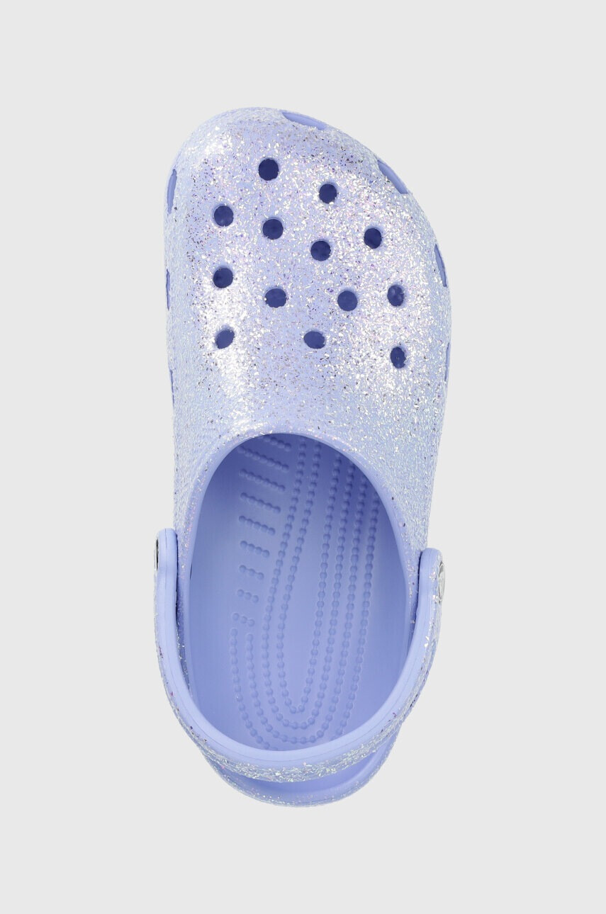 Crocs Чехли Classic Glitter Clog в лилаво 205942 - Pepit.bg