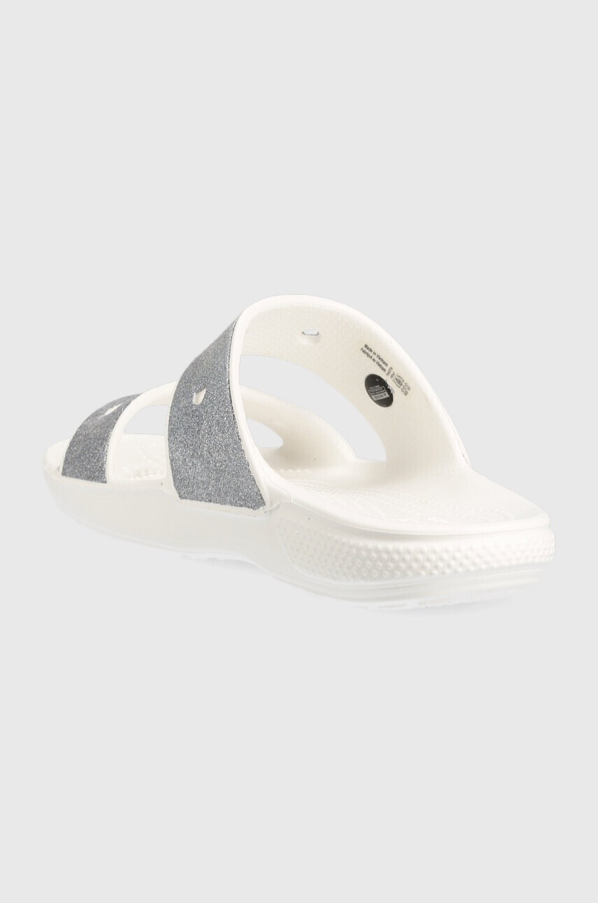 Crocs Чехли Classic Glitter II Sandal в сребристо 207769 - Pepit.bg