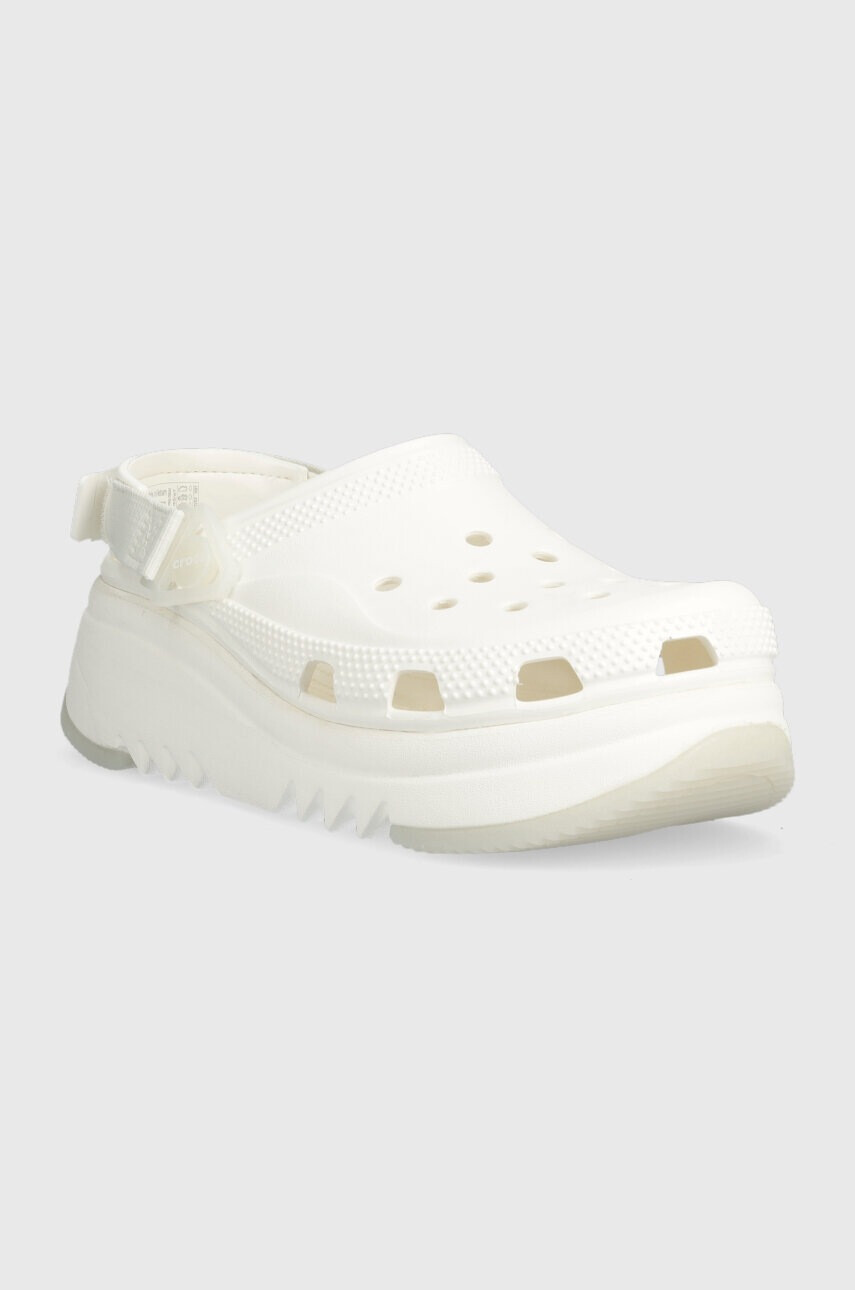 Crocs Чехли Classic Hiker Xscape Clog в бяло с платформа 208365 - Pepit.bg