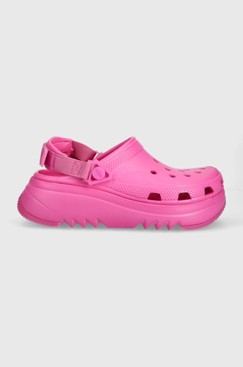 Crocs Чехли Classic Hiker Xscape Clog в розово с платформа 208365 - Pepit.bg