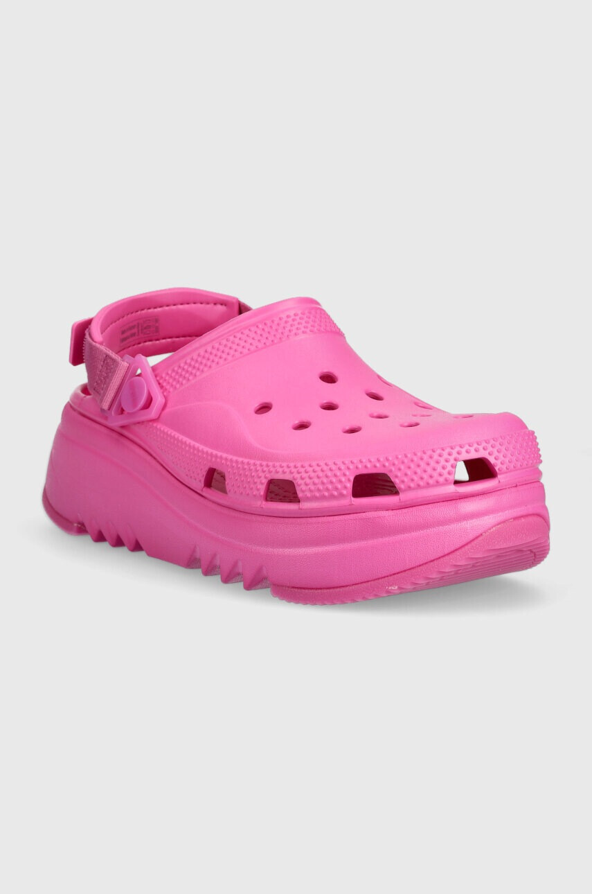 Crocs Чехли Classic Hiker Xscape Clog в розово с платформа 208365 - Pepit.bg