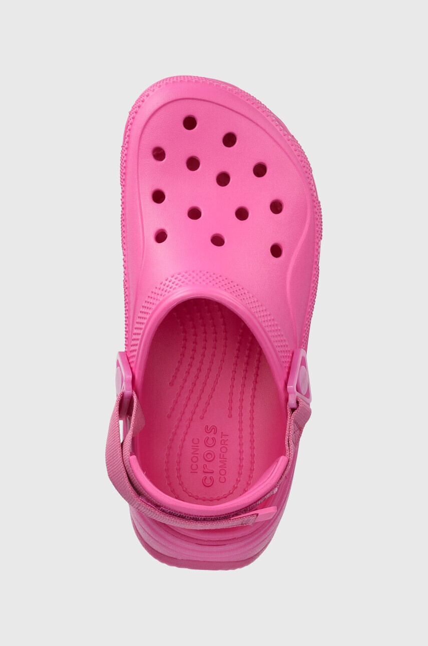Crocs Чехли Classic Hiker Xscape Clog в розово с платформа 208365 - Pepit.bg