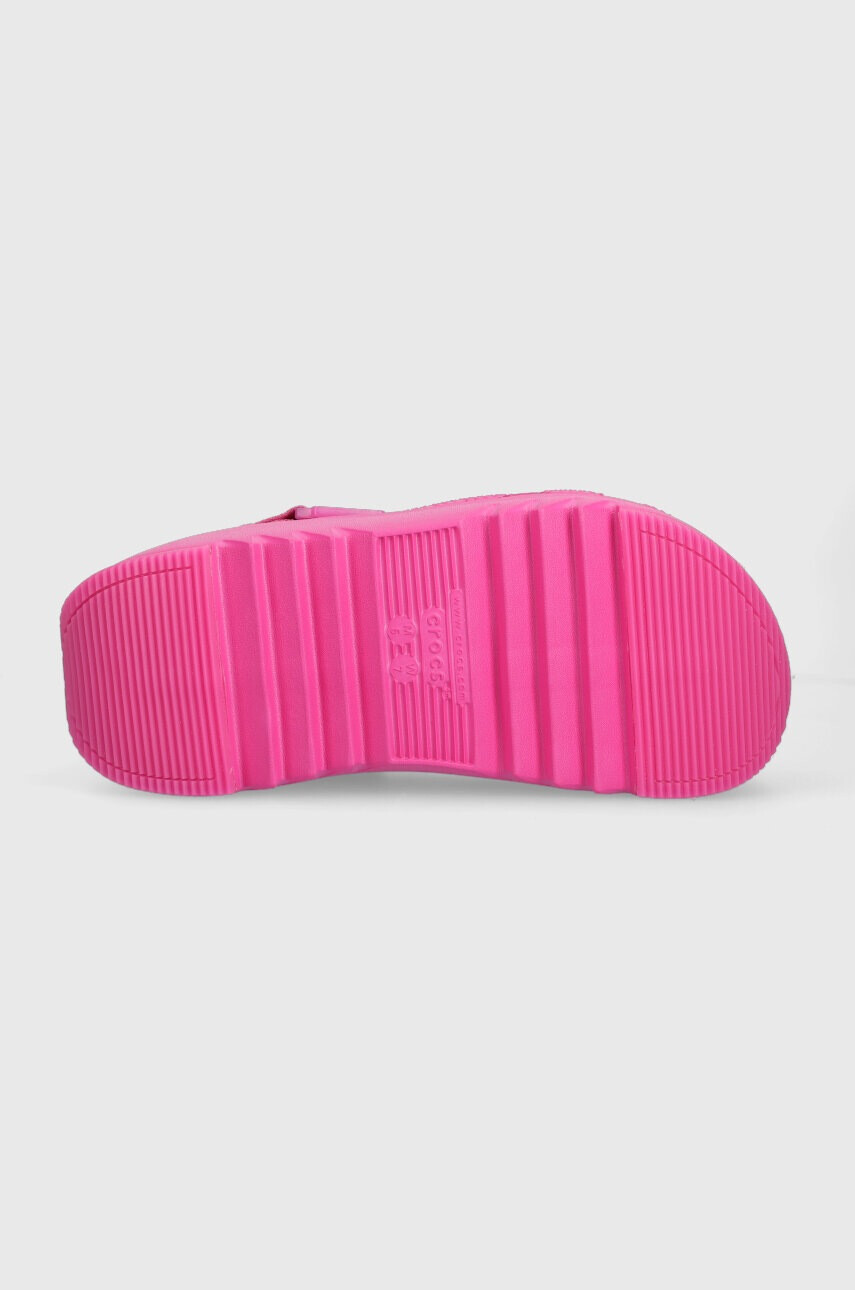 Crocs Чехли Classic Hiker Xscape Clog в розово с платформа 208365 - Pepit.bg