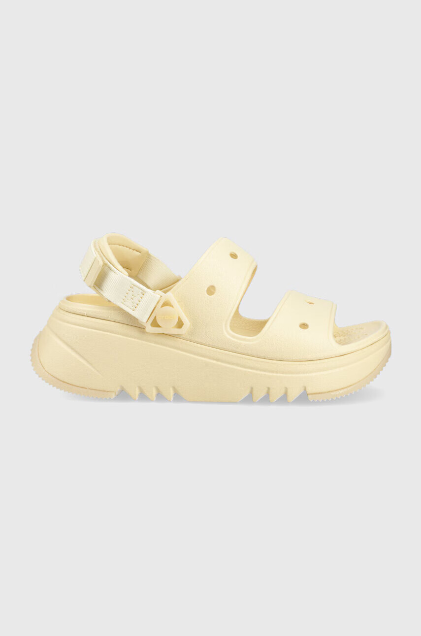 Crocs Чехли Classic Hiker Xscape Sandal в бежово с платформа 208181 - Pepit.bg