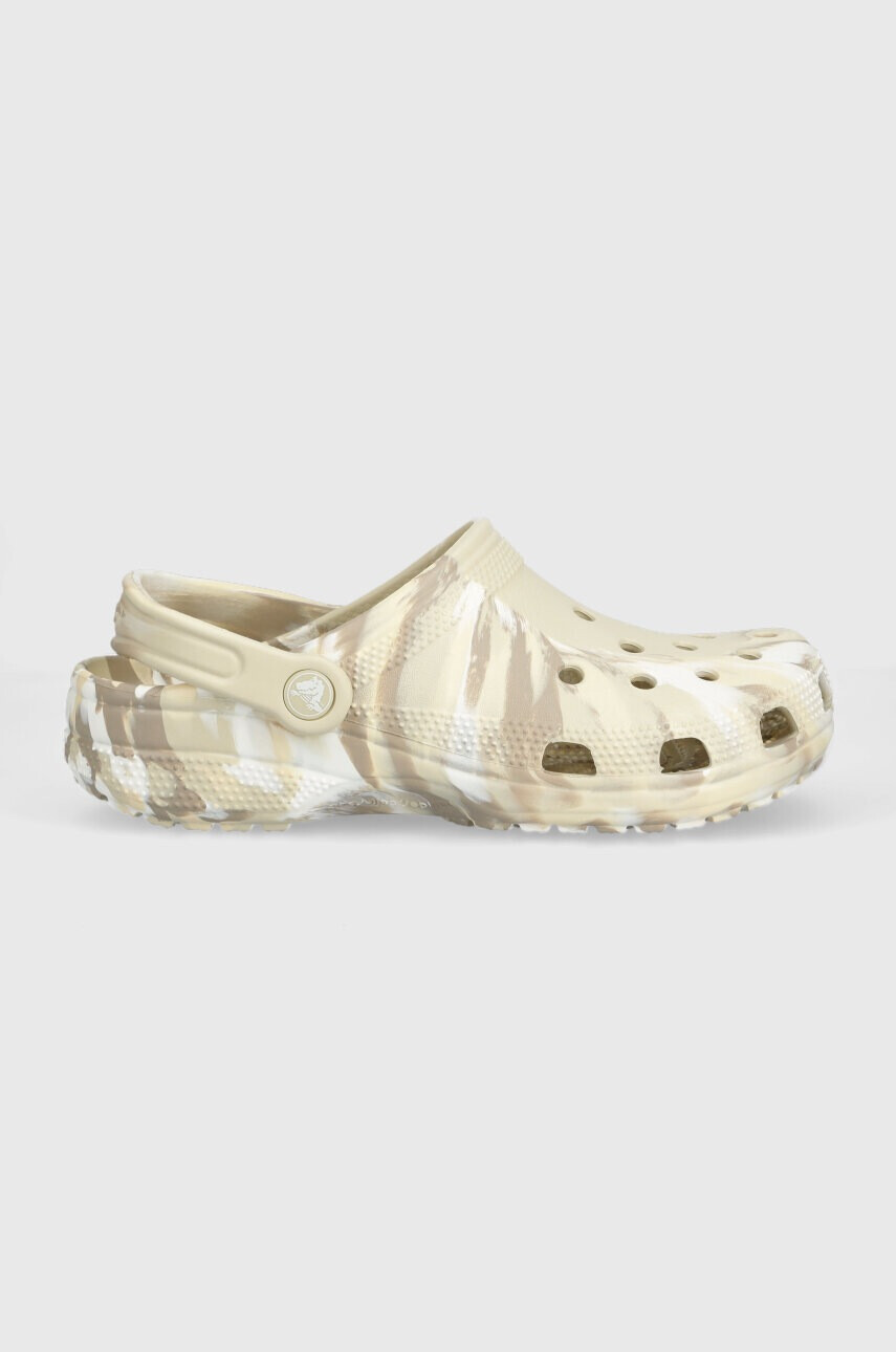Crocs Чехли Classic Marbled Clog в бежово 206867 - Pepit.bg