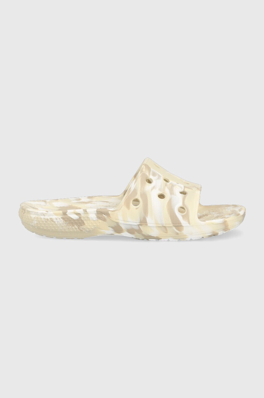 Crocs Чехли Classic Marbled Slide в бежово 206879 - Pepit.bg