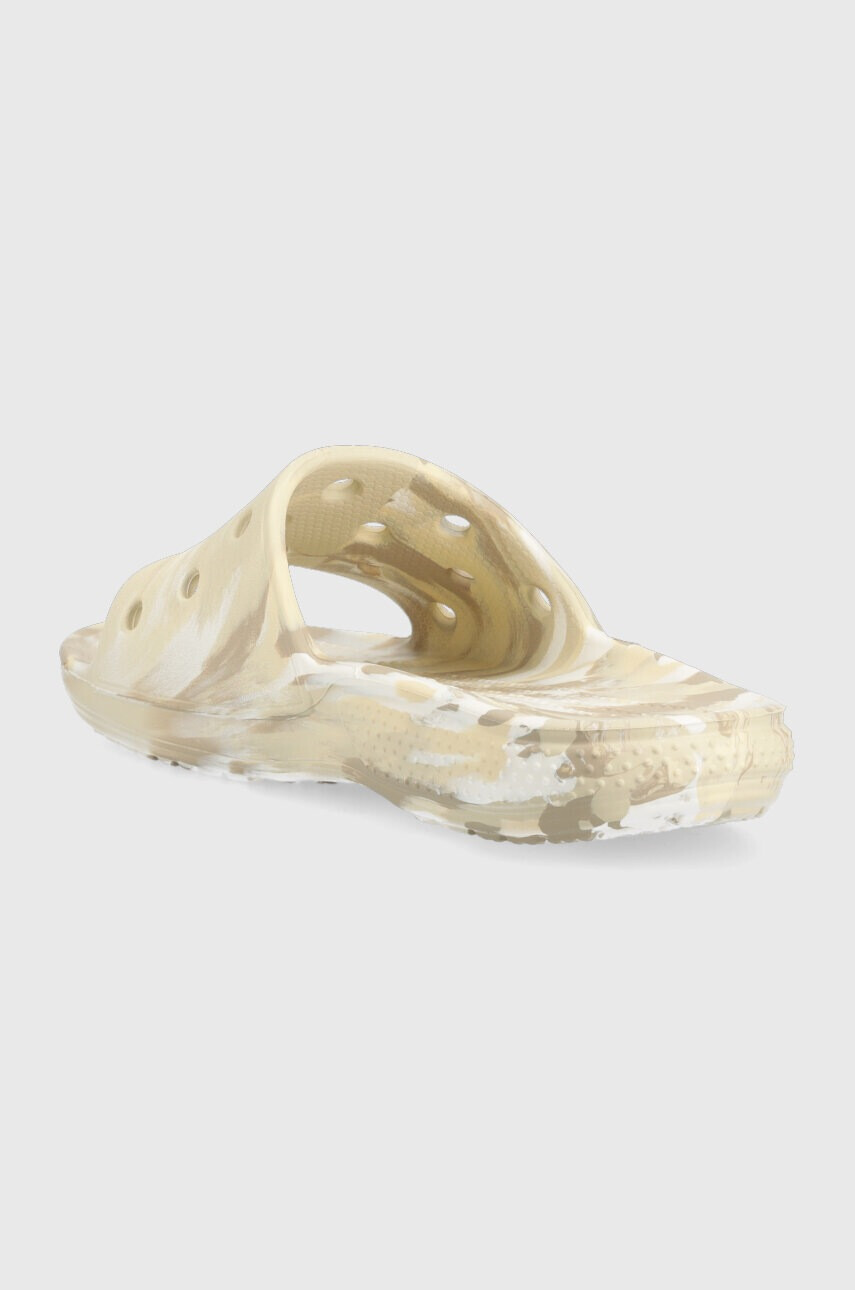 Crocs Чехли Classic Marbled Slide в бежово 206879 - Pepit.bg