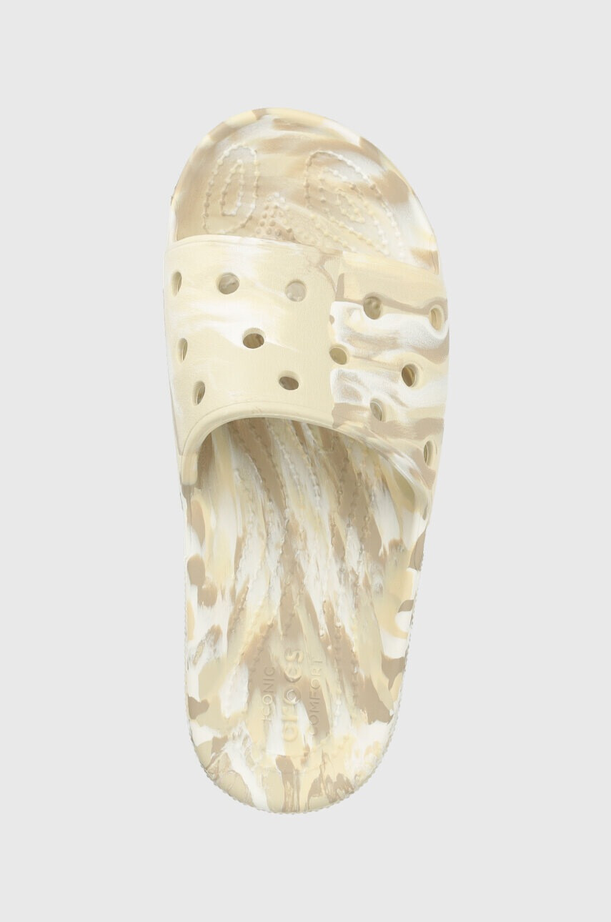 Crocs Чехли Classic Marbled Slide в бежово 206879 - Pepit.bg