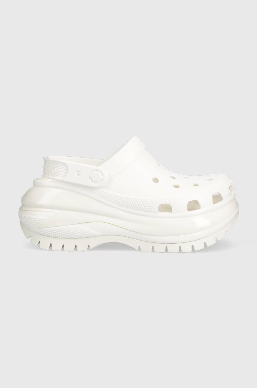 Crocs Чехли Classic Mega Crush Clog в черно с платформа 207988 - Pepit.bg