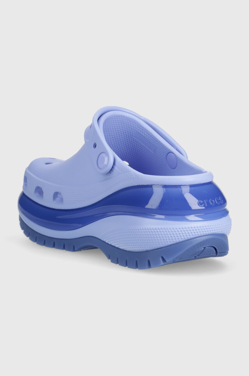 Crocs Чехли Classic Mega Crush Clog в лилаво с платформа 207988 - Pepit.bg