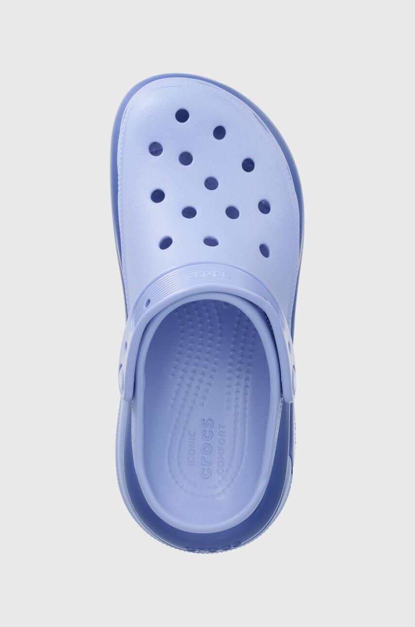 Crocs Чехли Classic Mega Crush Clog в лилаво с платформа 207988 - Pepit.bg