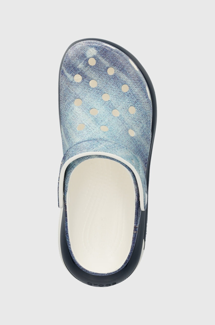 Crocs Чехли Classic Mega Crush Denim Clog - Pepit.bg