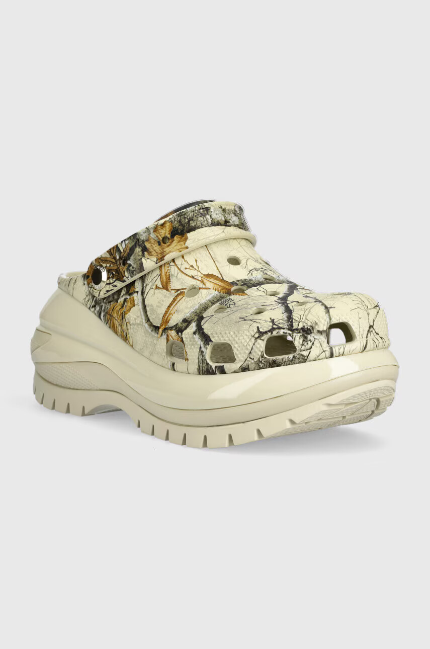 Crocs Чехли Classic Mega Crush Real Tree Clog - Pepit.bg