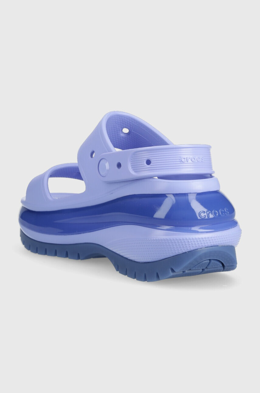 Crocs Чехли Classic Mega Crush Sandal в бежово с платформа 207989 - Pepit.bg