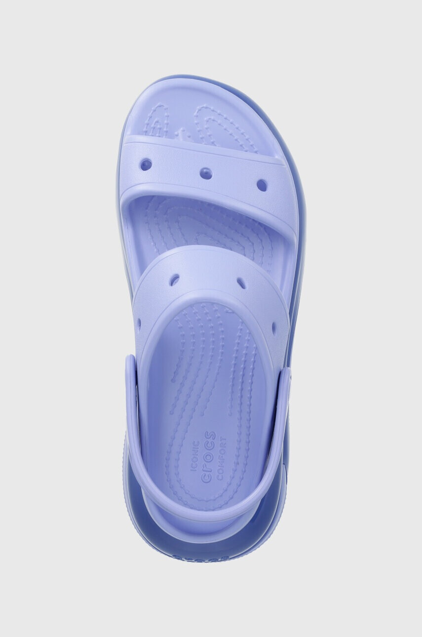 Crocs Чехли Classic Mega Crush Sandal в бежово с платформа 207989 - Pepit.bg