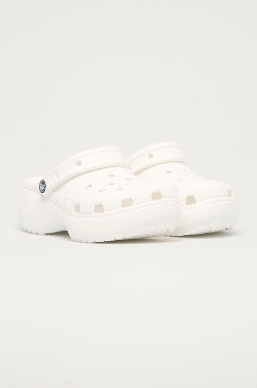 Crocs Чехли Classic Platform Clog в бяло 206750 - Pepit.bg