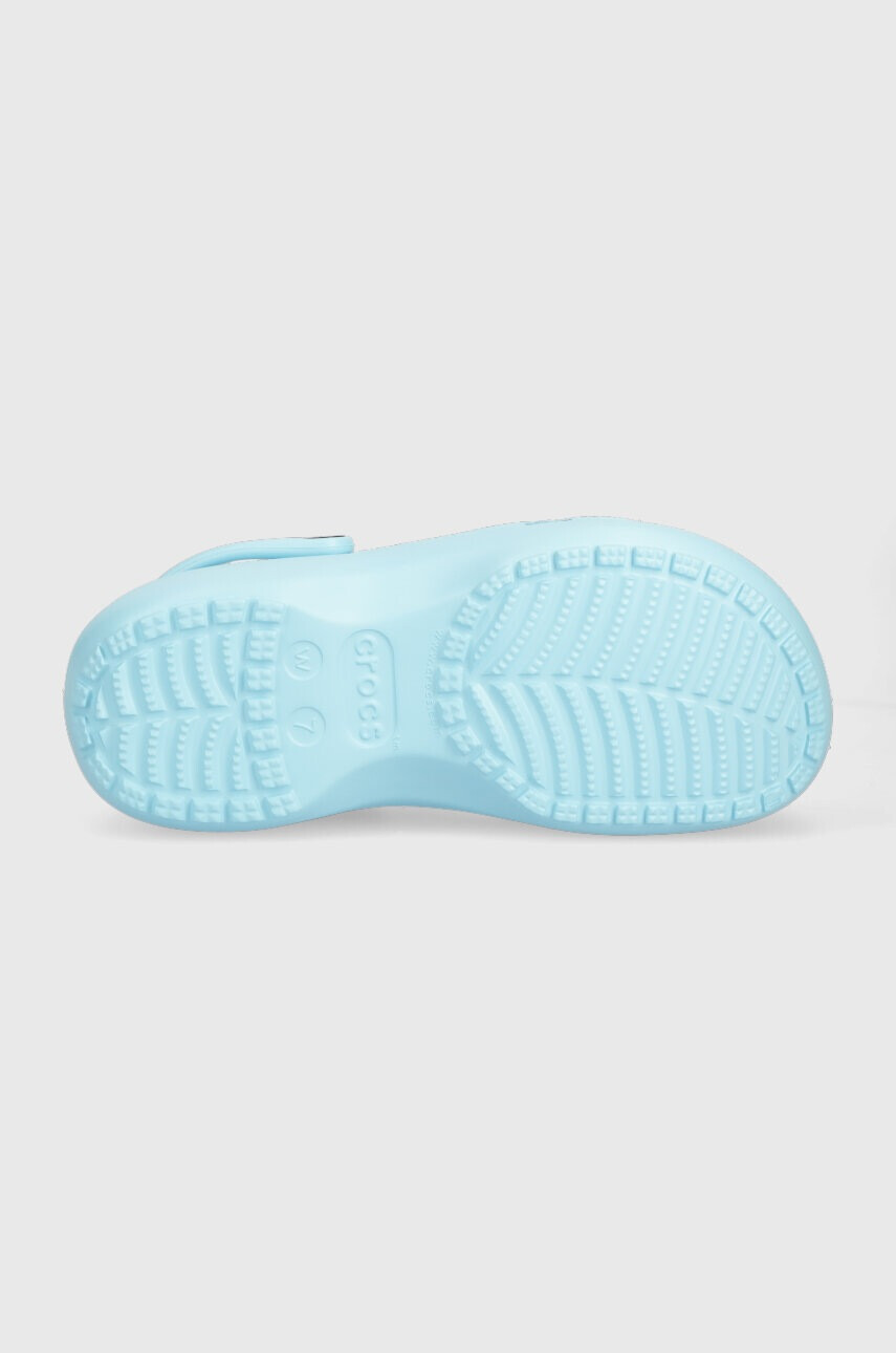 Crocs Чехли Classic Platform Clog в синьо с платформа 206750 - Pepit.bg