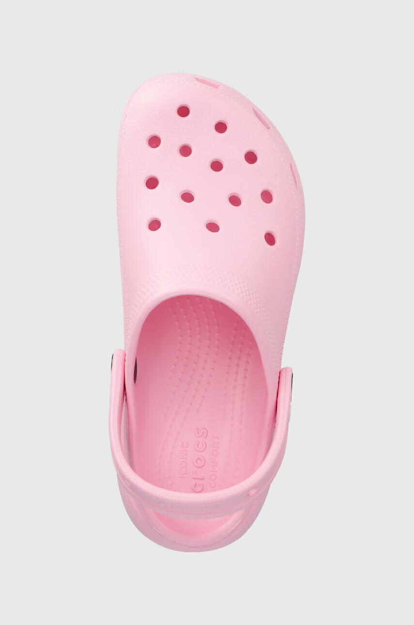 Crocs Чехли CLASSIC PLATFORM CLOG WOMEN в розово с платформа 206750 - Pepit.bg