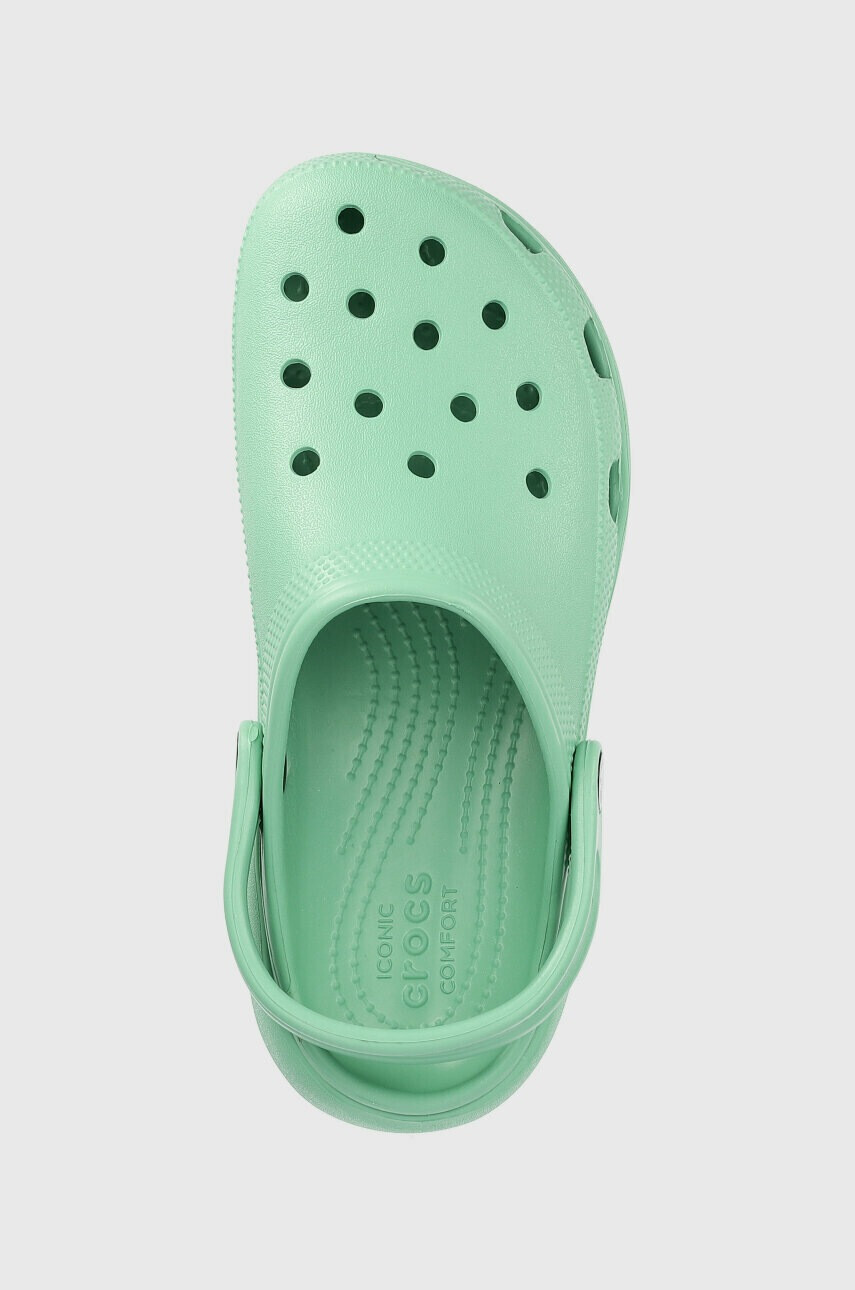 Crocs Чехли CLASSIC PLATFORM CLOG WOMEN в тюркоазено с платформа 206750 - Pepit.bg