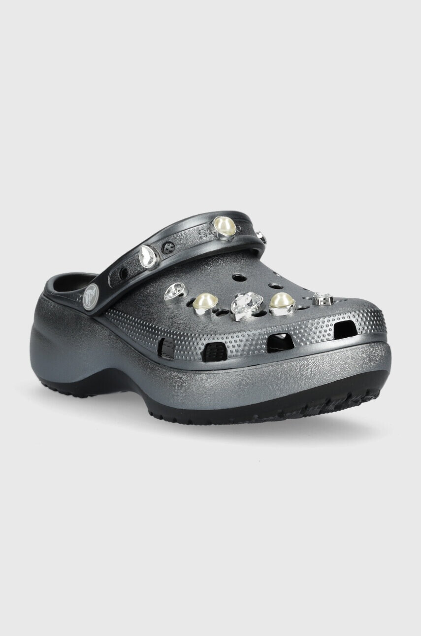 Crocs Чехли Classic Platform Crystals Pearls Clog - Pepit.bg