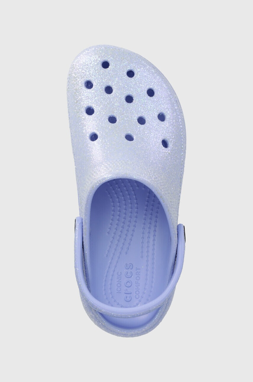 Crocs Чехли Classic Platform Glitter Clog - Pepit.bg