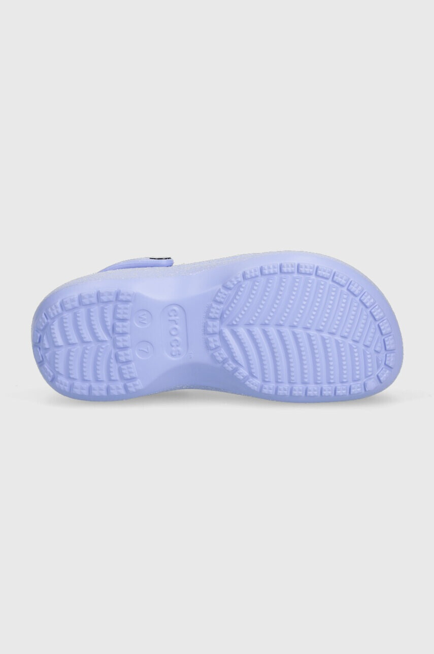 Crocs Чехли Classic Platform Glitter Clog - Pepit.bg
