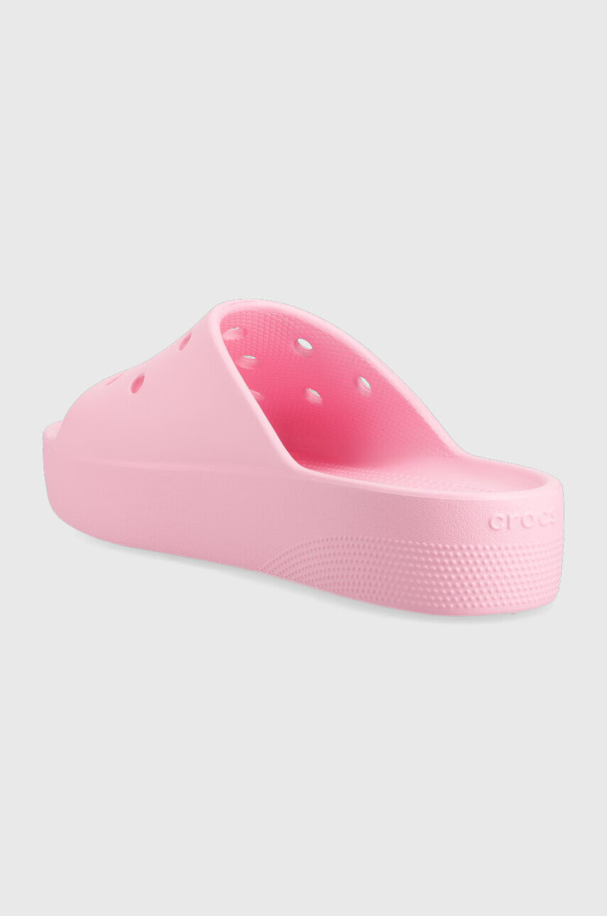 Crocs Чехли Classic Platform Slide в розово с платформа 208180 - Pepit.bg