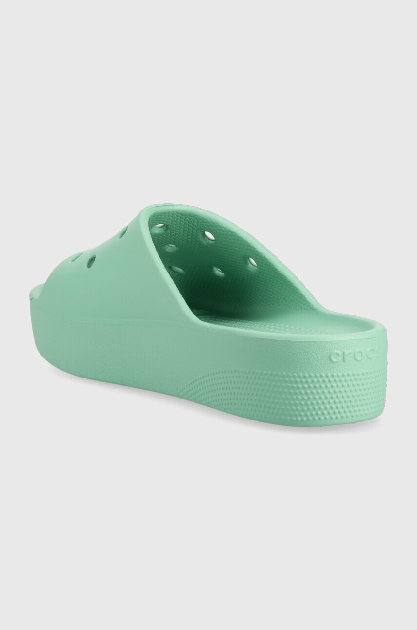 Crocs Чехли Classic Platform Slide в тюркоазено 208180 - Pepit.bg